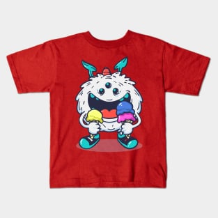 MONSTER MIKA ICE CREAM Kids T-Shirt